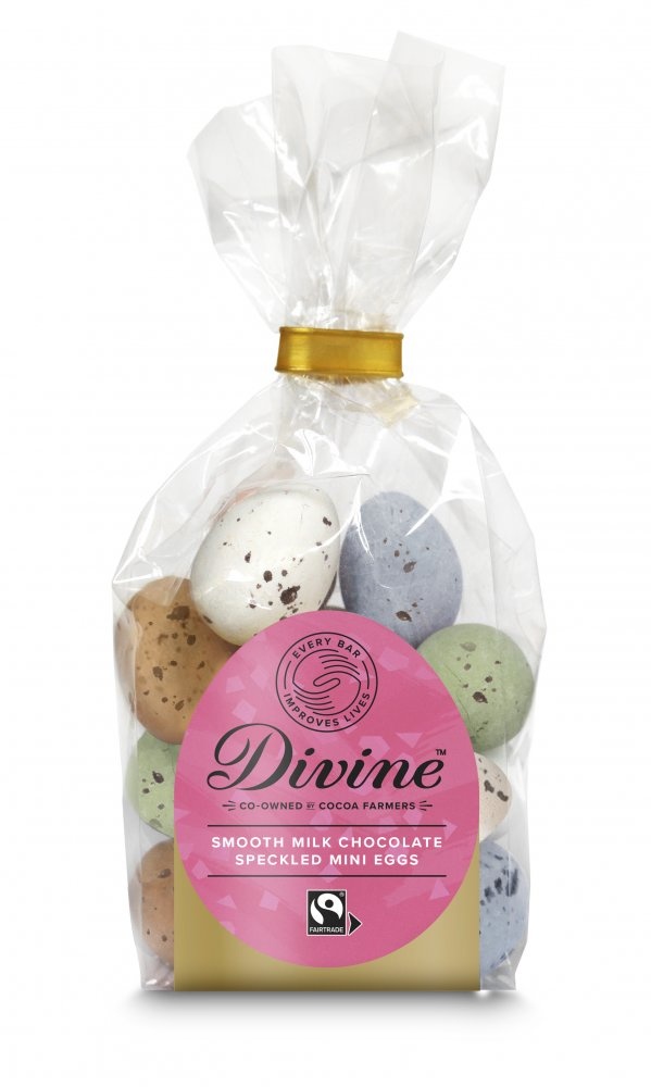 Mléčná mini čokoládová vajíčka kropenatá 125 g Divine 